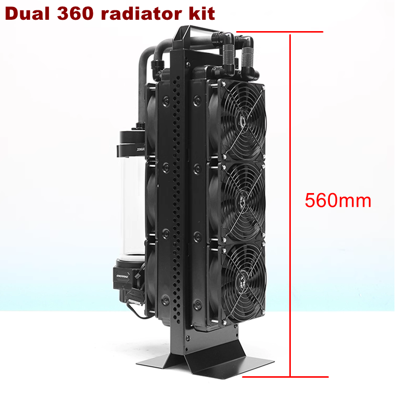 Dual radiator external water c - đánh giá và giá External Radiator Water Cooling Kit